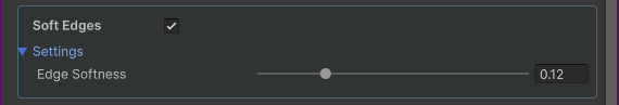 Soft Edges enabled with normalized Edge Softness 0.12